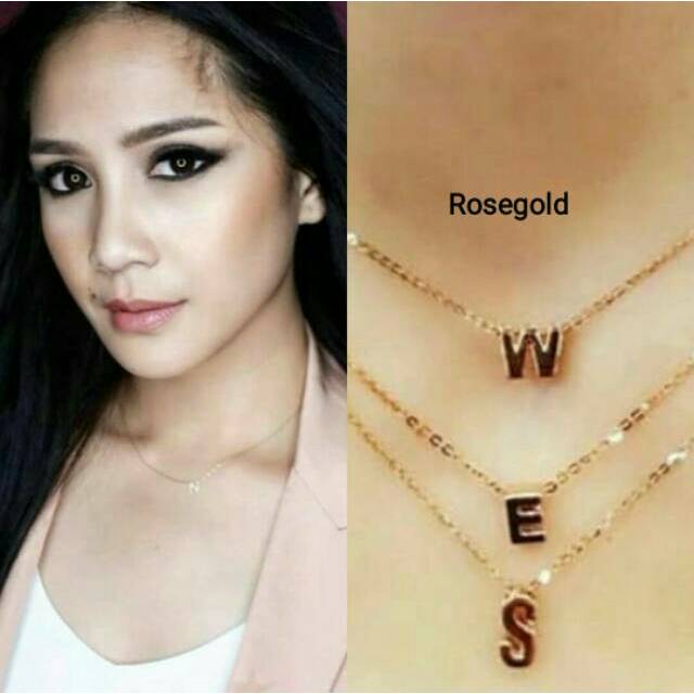 Detail Gambar Kalung Huruf Nomer 40