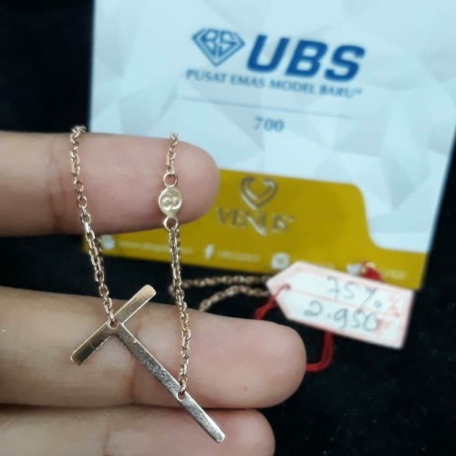 Detail Gambar Kalung Huruf T Nomer 46