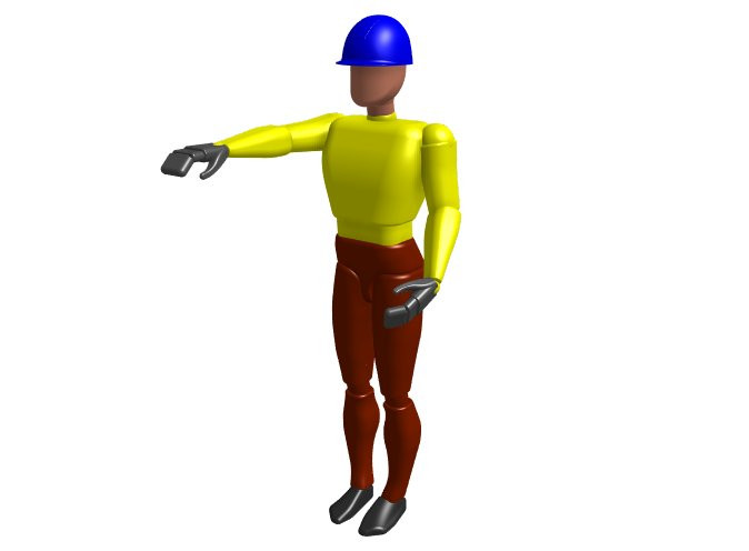 Detail Construction Worker Cad Block Nomer 4