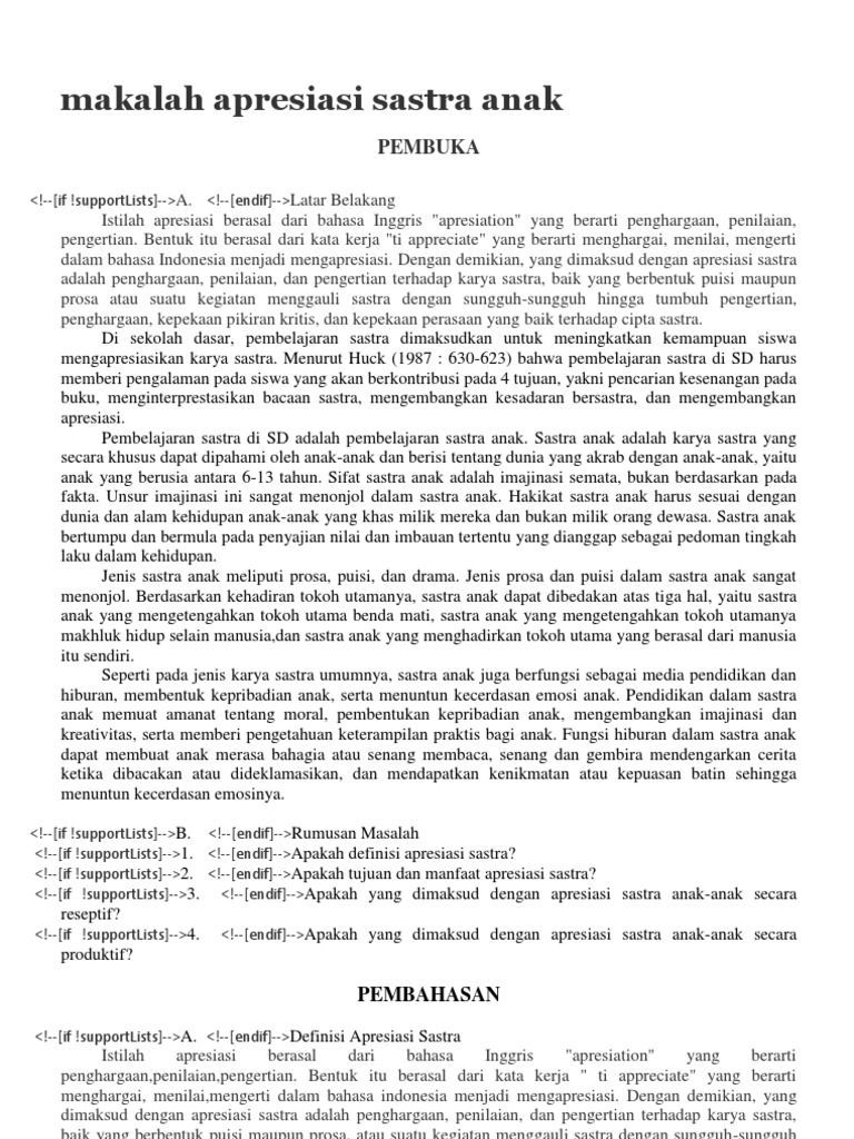 Detail Contoh Karya Sastra Anak Koleksi Nomer 37