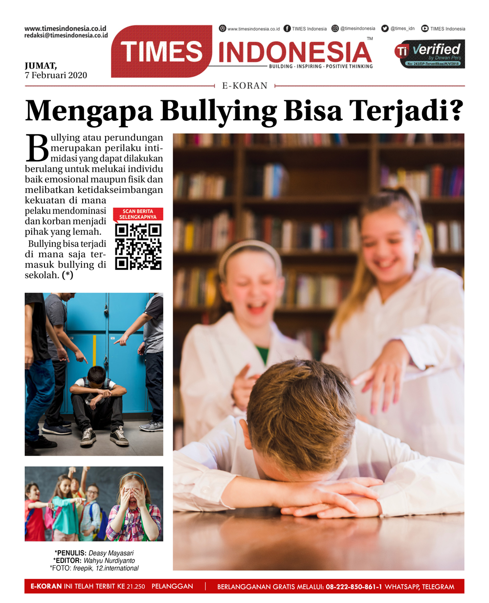 Detail Contoh Kasus Bullying Nomer 51