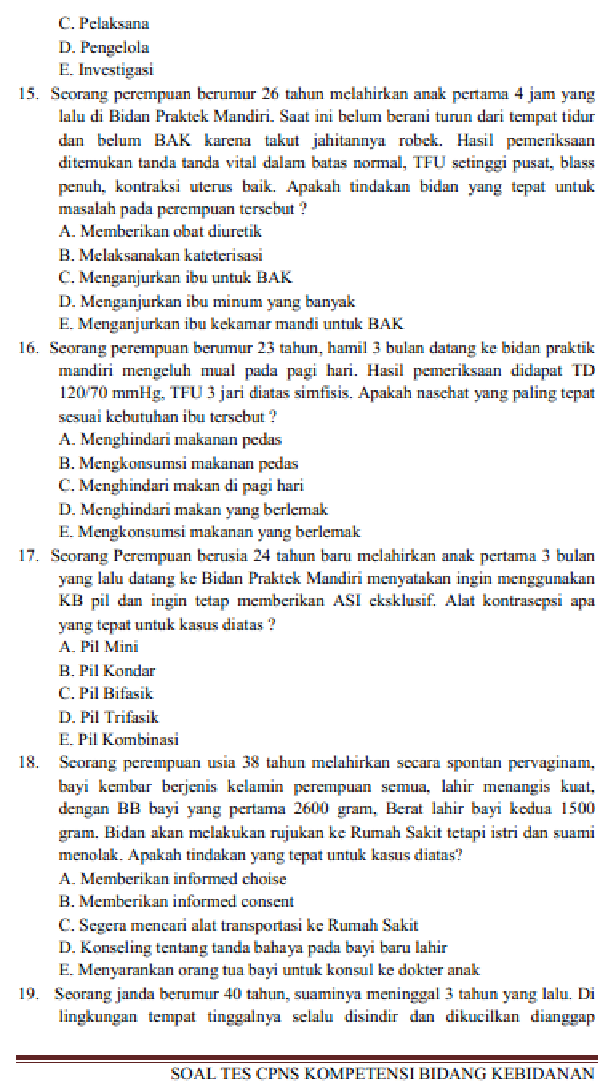 Detail Contoh Kasus Kebidanan Dan Penanganannya Nomer 34