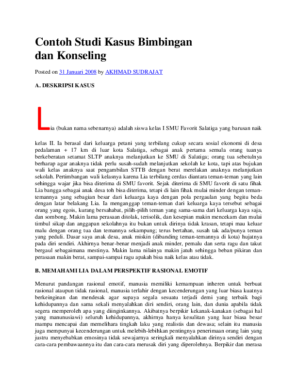 Detail Contoh Kasus Konseling Keluarga Nomer 21