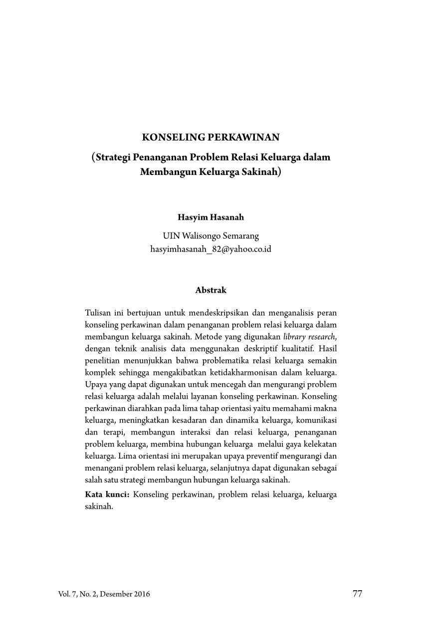 Detail Contoh Kasus Konseling Keluarga Nomer 26
