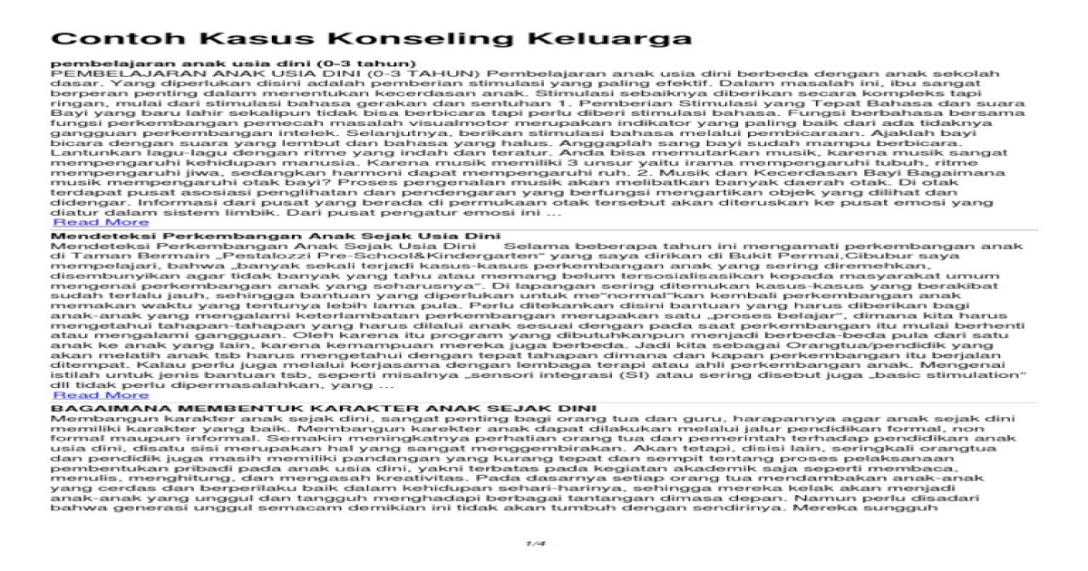 Detail Contoh Kasus Konseling Keluarga Nomer 8