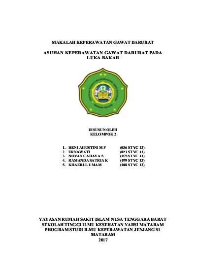 Top Pdf Askep Luka Bakar Kelompok 2 (Repaired) - 123Dok.com