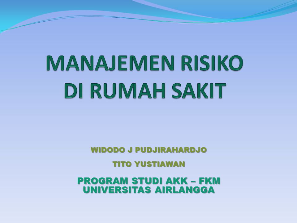 Detail Contoh Kasus Manajemen Risiko Di Rumah Sakit Koleksi Nomer 4