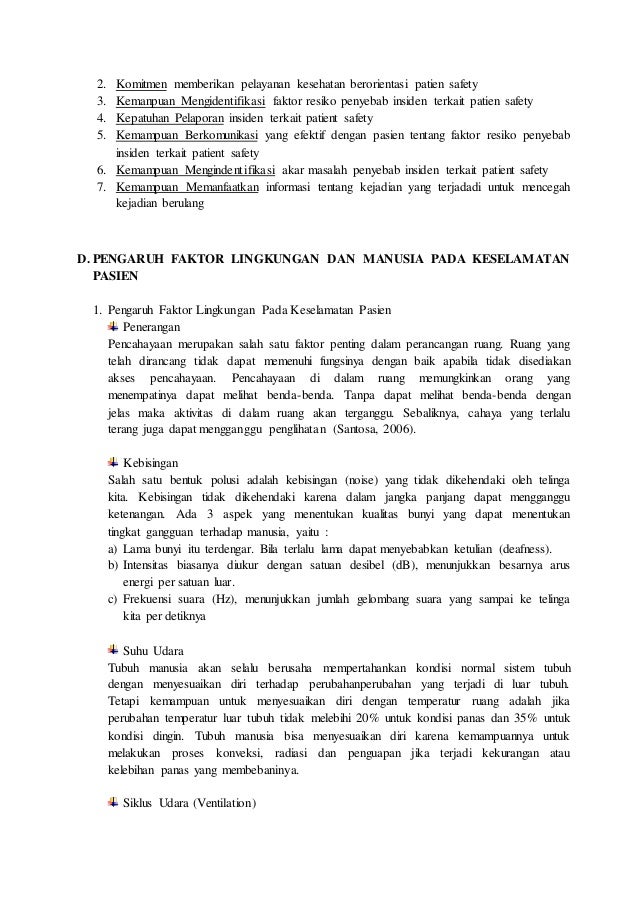 Detail Contoh Kasus Patient Safety Dan Pemecahannya Nomer 13