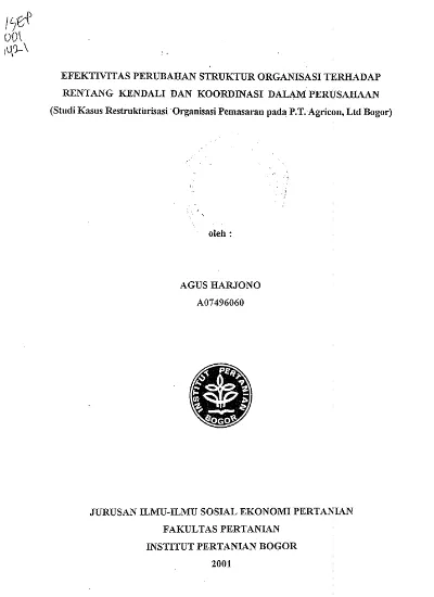 Detail Contoh Kasus Perubahan Organisasi Nomer 26