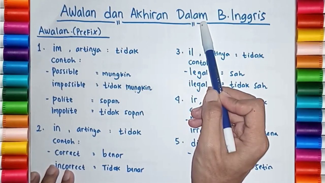 Detail Contoh Kata Awalan Dan Akhiran Nomer 9