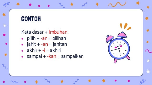 Detail Contoh Kata Berimbuhan Nomer 20