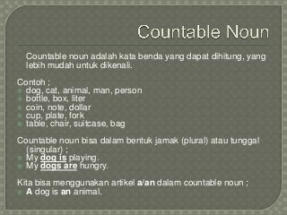 Detail Contoh Kata Countable Noun Nomer 32