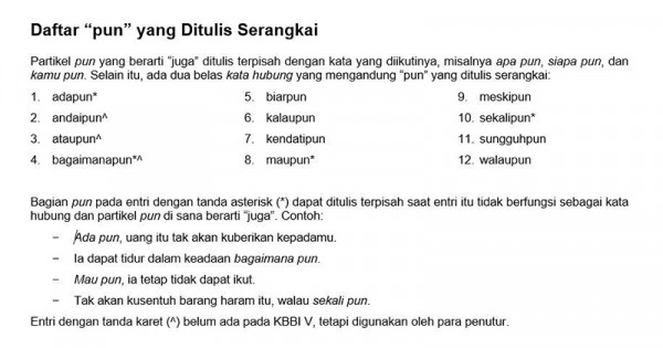 Detail Contoh Kata Di Yang Dipisah Nomer 7