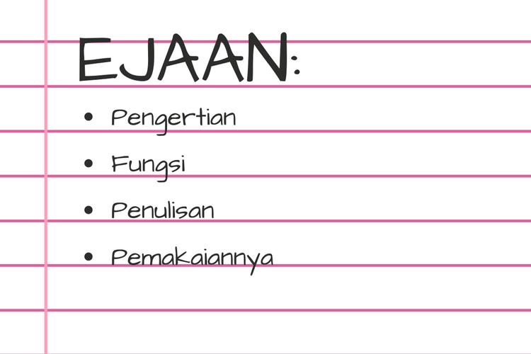 Detail Contoh Kata Ejaan Nomer 2
