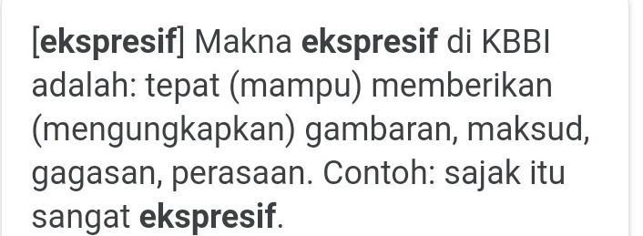 Detail Contoh Kata Ekspresif Nomer 57