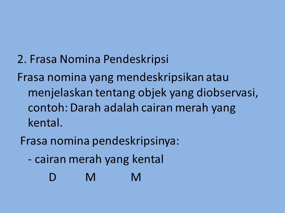 Detail Contoh Kata Frasa Nomina Nomer 47
