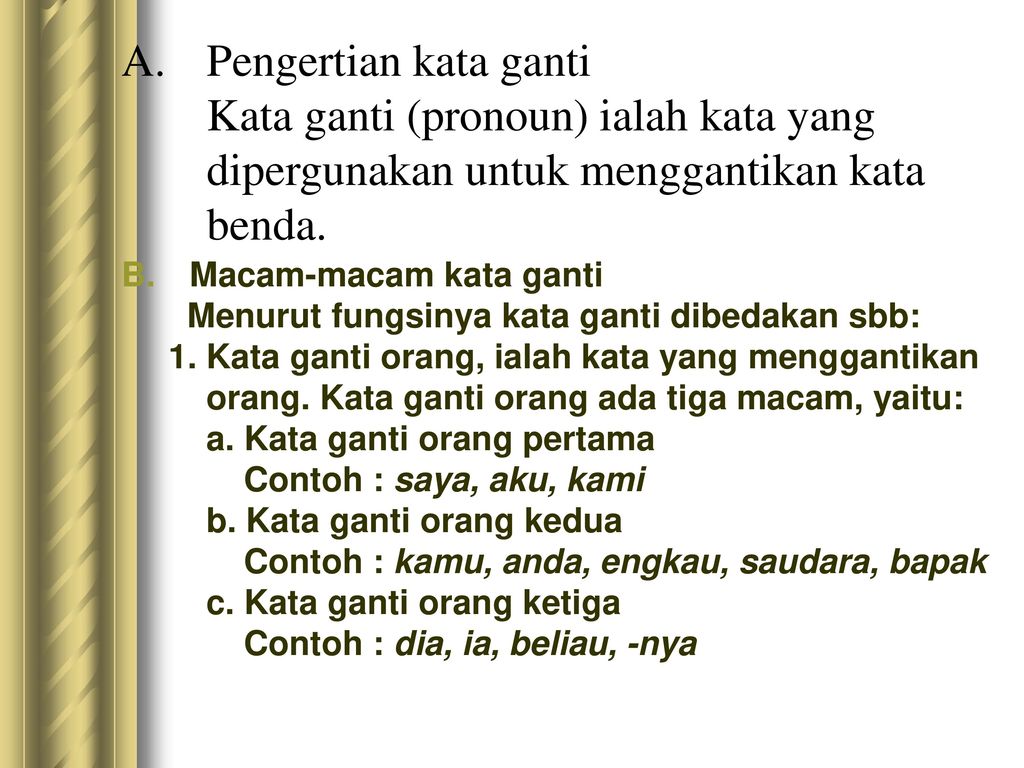 Detail Contoh Kata Ganti Penunjuk Nomer 14