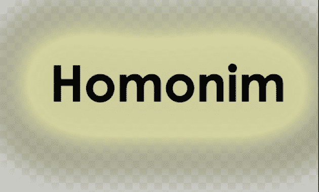 Detail Contoh Kata Homonim Nomer 42