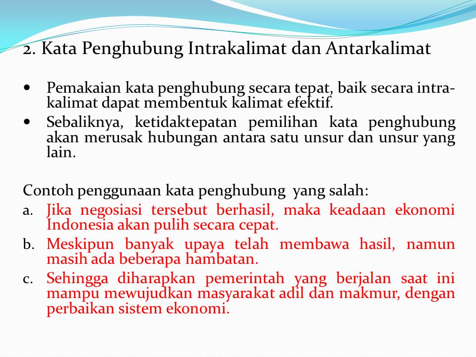 Detail Contoh Kata Kata Penghubung Nomer 31