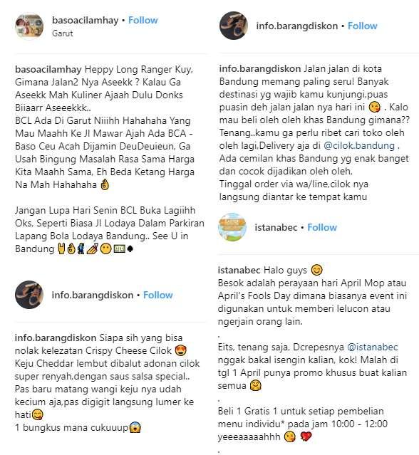 Detail Contoh Kata Kata Promosi Makanan Di Instagram Nomer 47