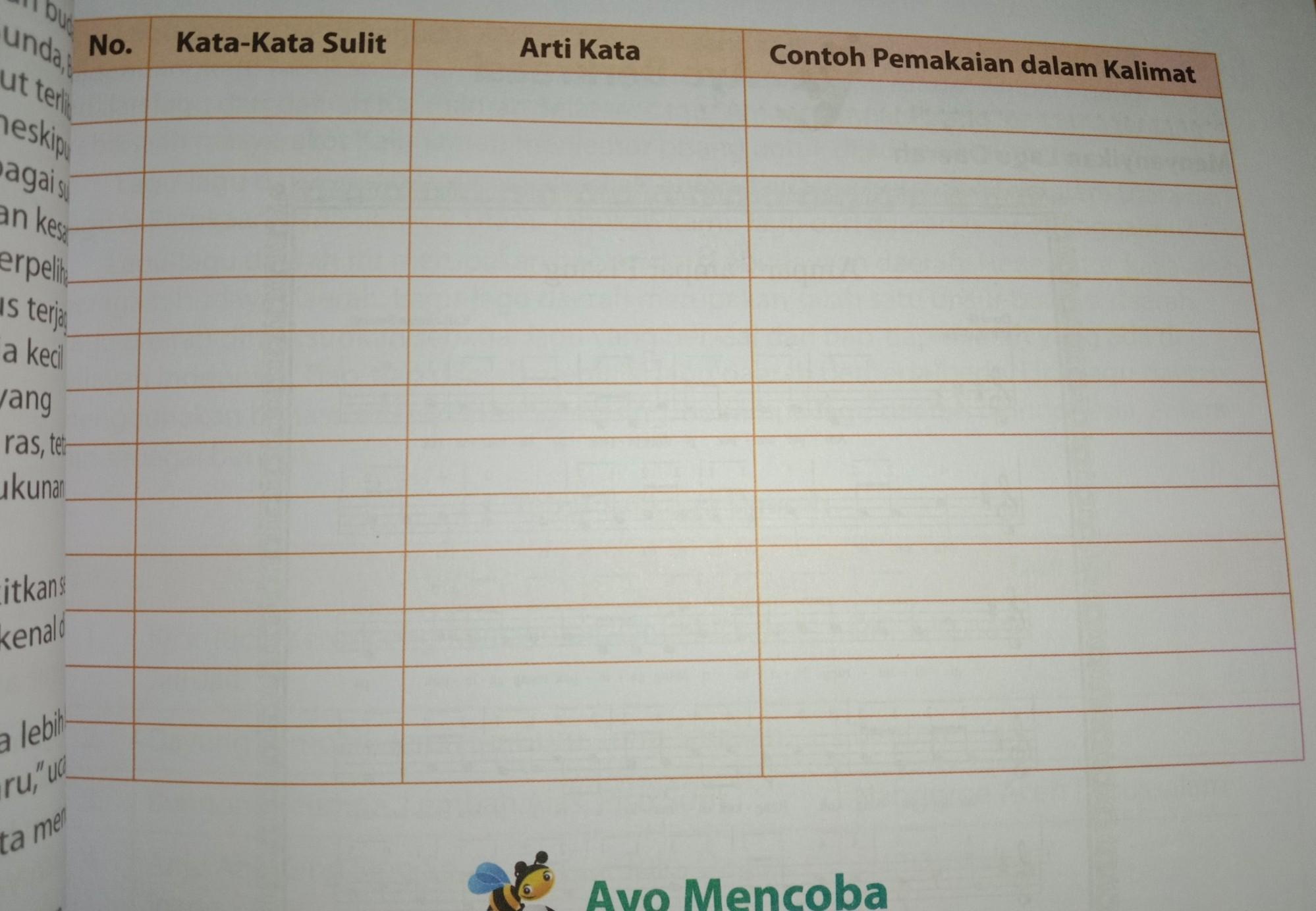 Detail Contoh Kata Kata Sulit Nomer 10
