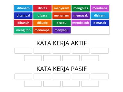 Detail Contoh Kata Kerja Aktif Dan Pasif Nomer 29