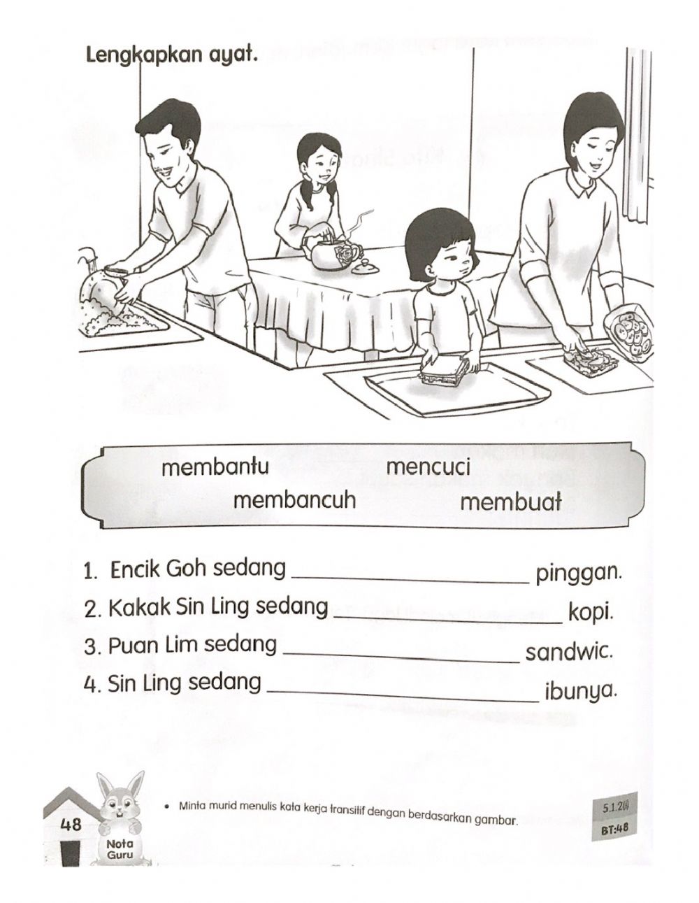 Detail Contoh Kata Kerja Transitif Nomer 6