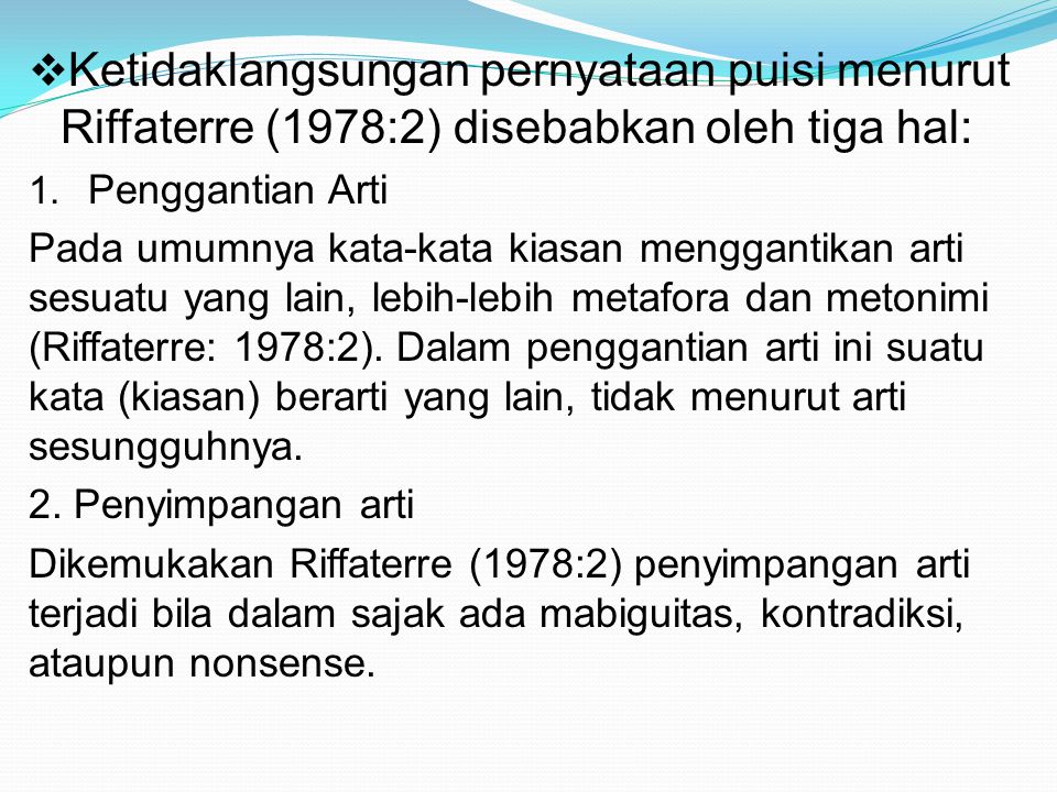 Detail Contoh Kata Kiasan Dalam Puisi Nomer 49