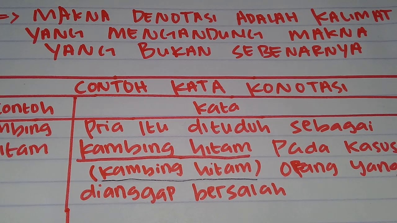 Detail Contoh Kata Konotasi Nomer 6