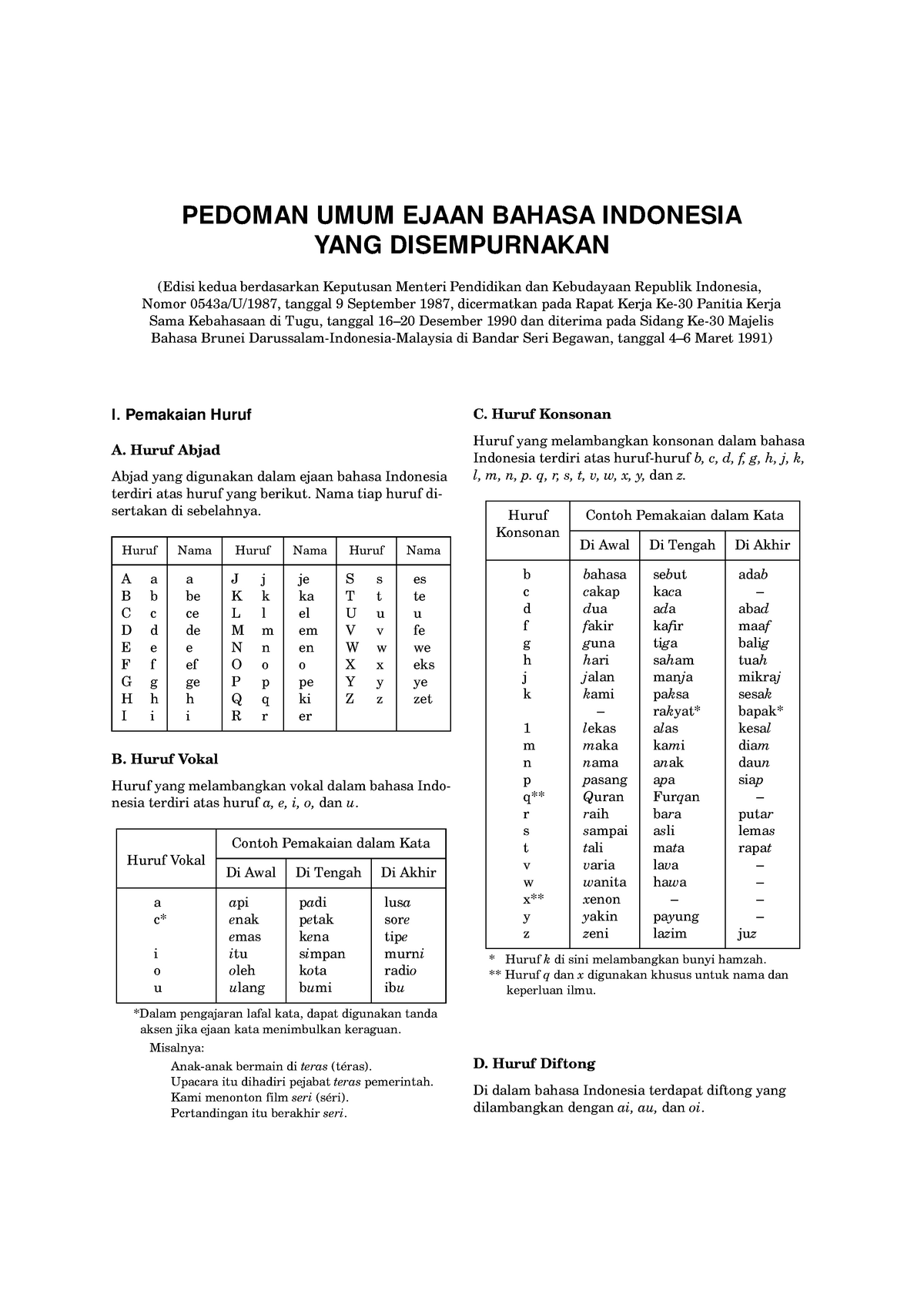 Detail Contoh Kata Konsonan Nomer 25