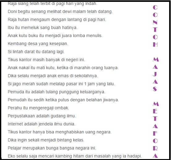 Detail Contoh Kata Majas Nomer 12