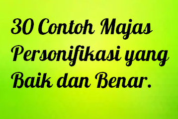 Detail Contoh Kata Majas Nomer 55