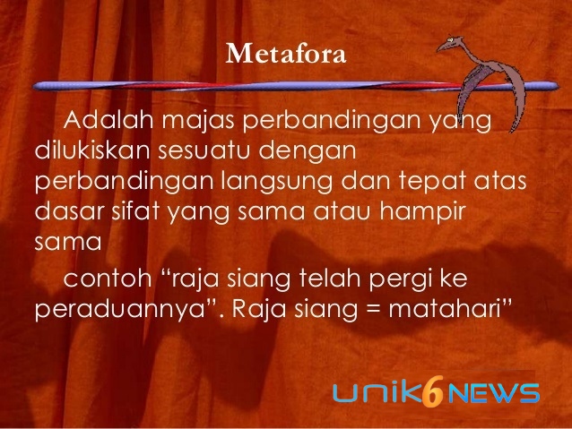 Detail Contoh Kata Metafora Nomer 14