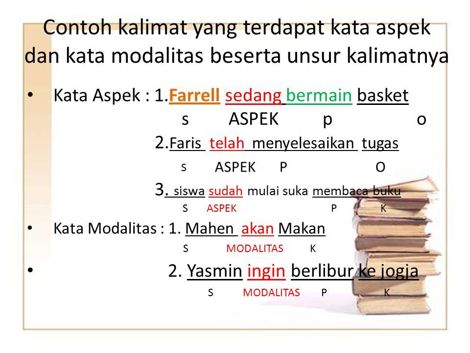 Detail Contoh Kata Modalitas Nomer 5