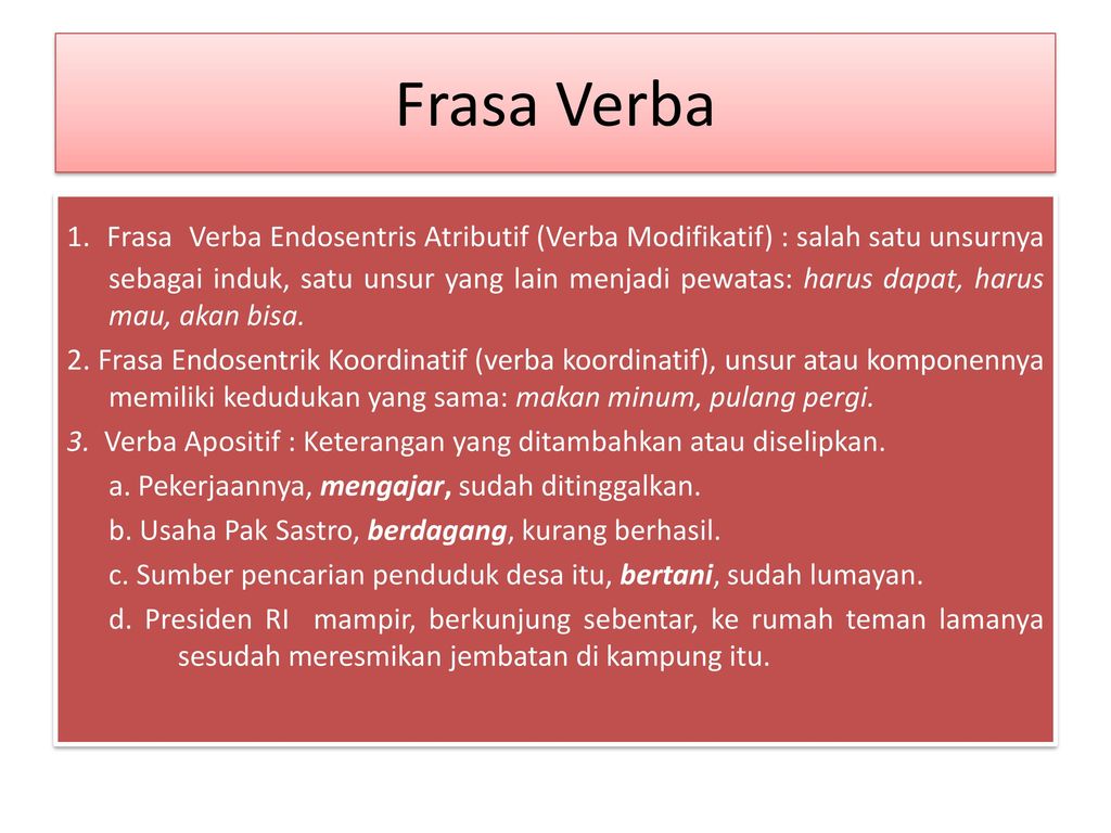 Detail Contoh Kata Nomina Dan Verba Nomer 12