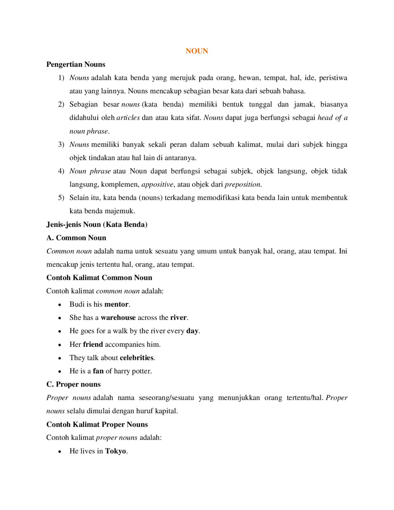 Detail Contoh Kata Objek Nomer 29
