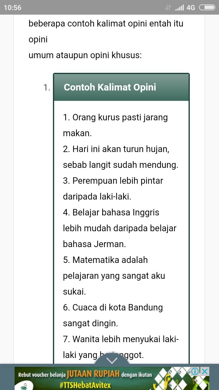 Detail Contoh Kata Opini Nomer 9