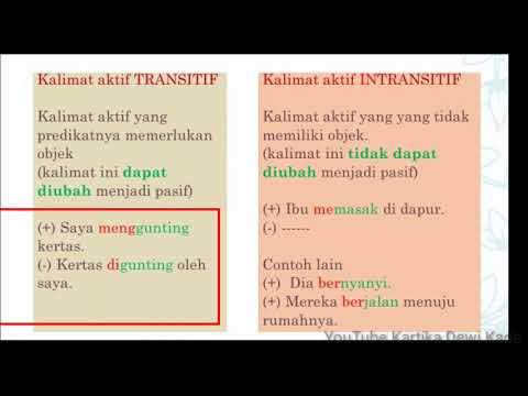 Detail Contoh Kata Pasif Nomer 15