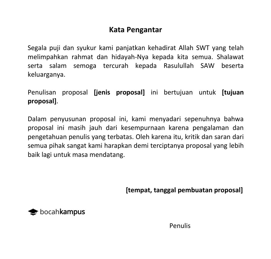 Detail Contoh Kata Pengantar Makalah Mahasiswa Nomer 42