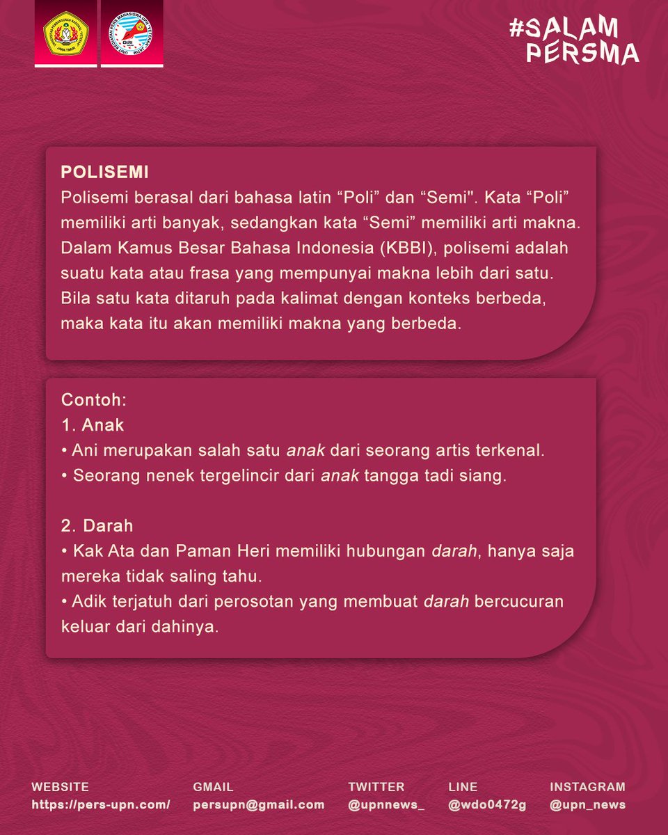 Detail Contoh Kata Polisemi Nomer 4