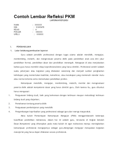 Detail Contoh Kata Refleksi Nomer 9