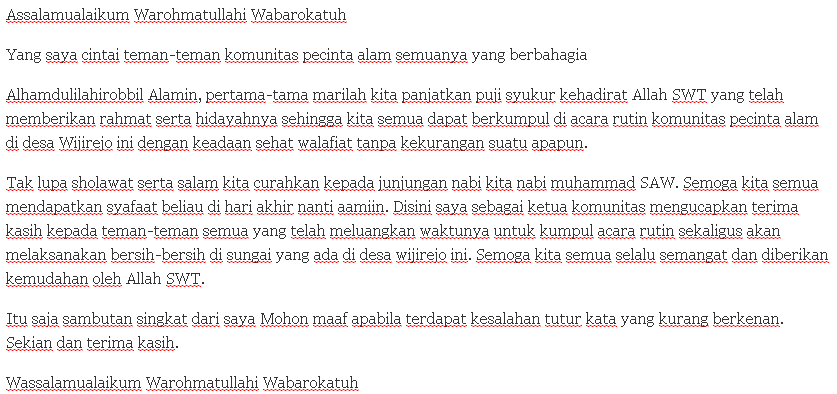 Detail Contoh Kata Sambutan Yang Baik Nomer 18