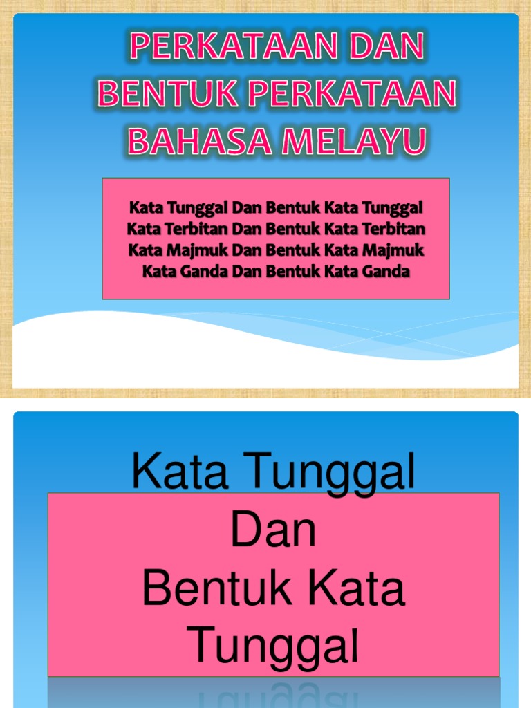 Detail Contoh Kata Tunggal Nomer 44