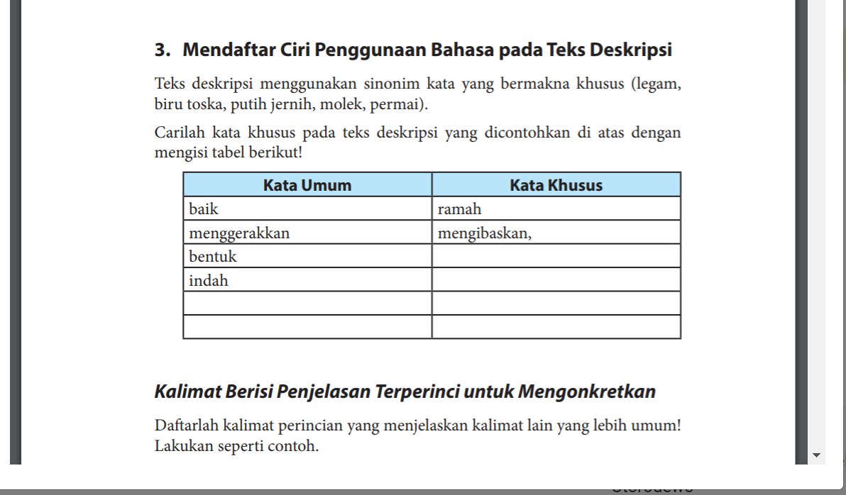 Detail Contoh Kata Umum Nomer 47