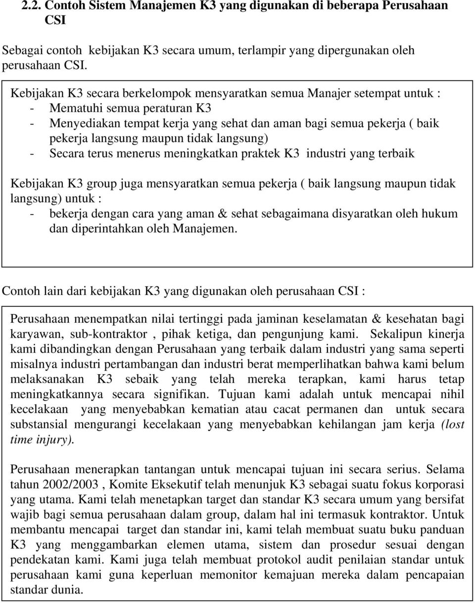 Detail Contoh Kebijakan Perusahaan Nomer 47