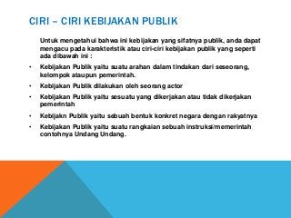 Detail Contoh Kebijakan Publik Nomer 2