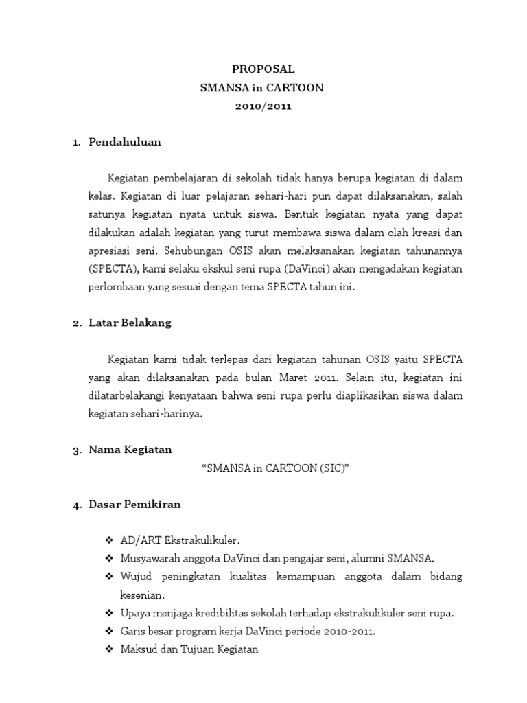 Detail Contoh Kegiatan Ekstrakurikuler Nomer 39