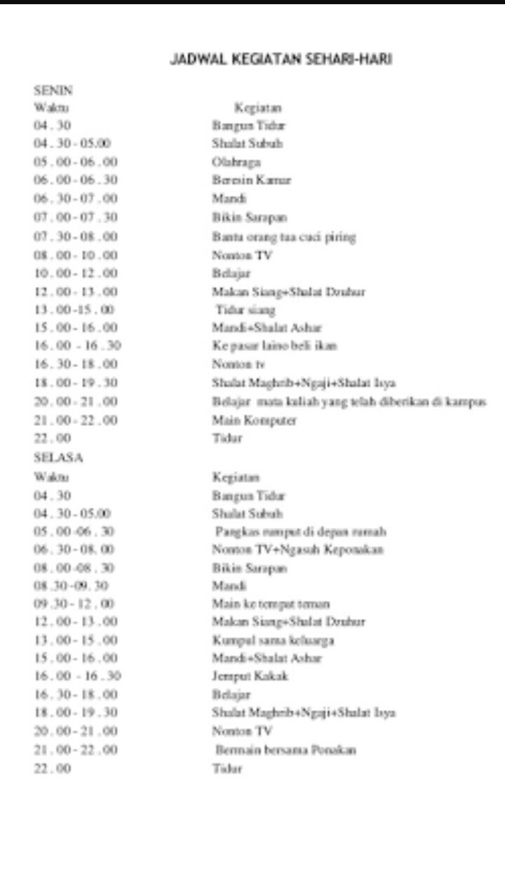 Detail Contoh Kegiatan Sehari Hari Di Rumah Nomer 11