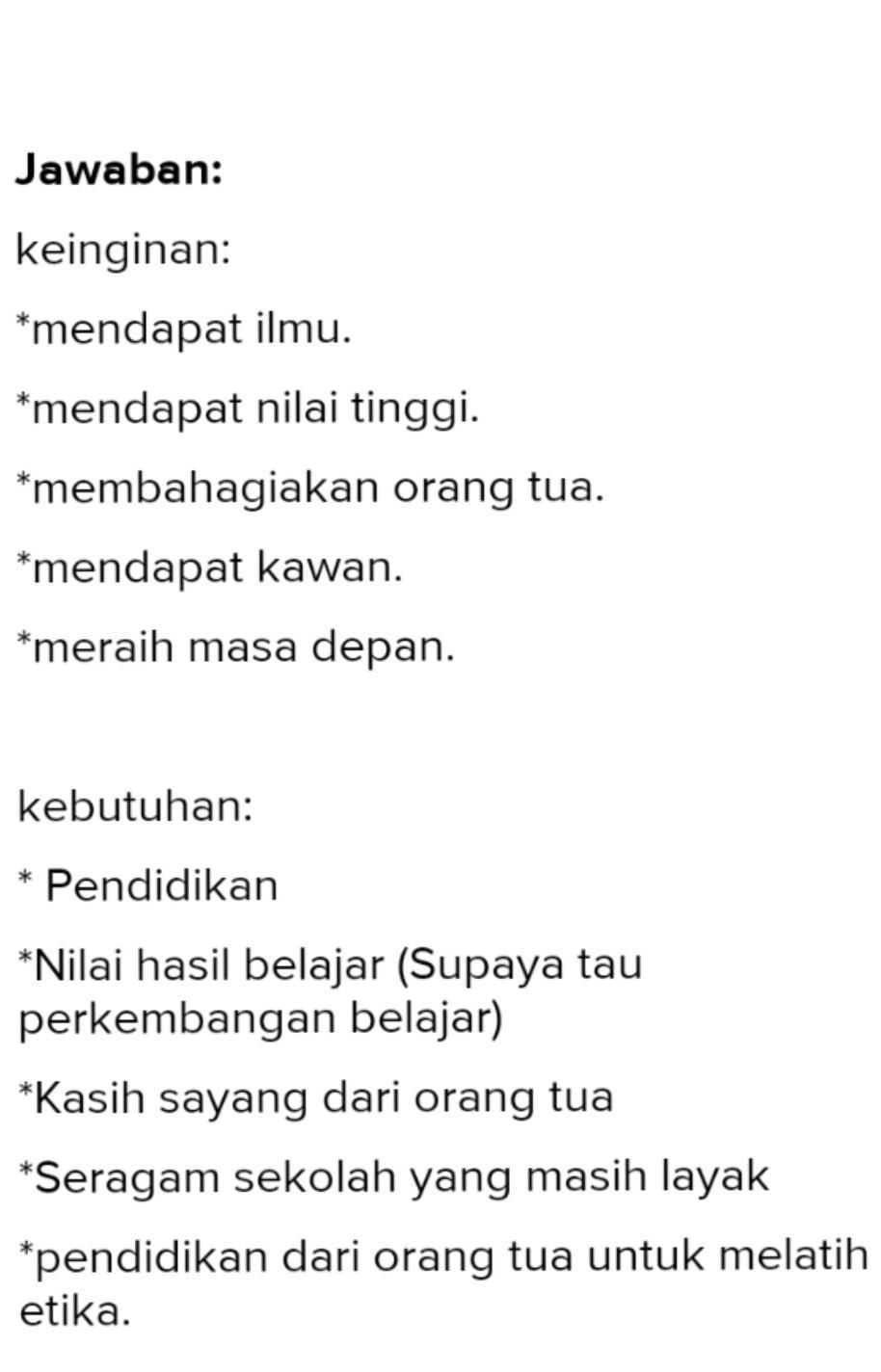 Detail Contoh Keinginan Dan Kebutuhan Nomer 21