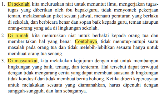 Detail Contoh Kejujuran Di Rumah Nomer 21